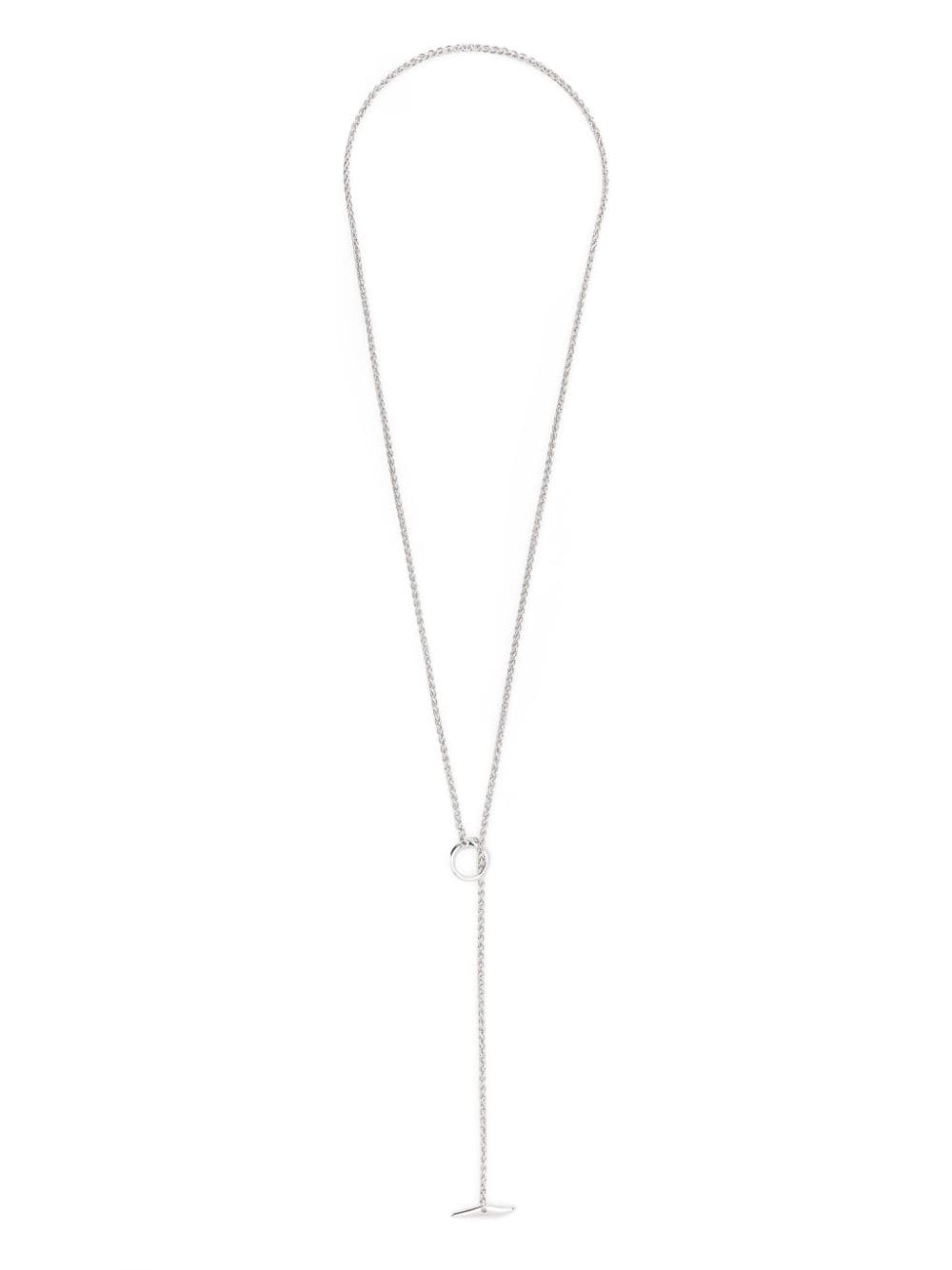 Tom Wood Robin L chain necklace - Argento