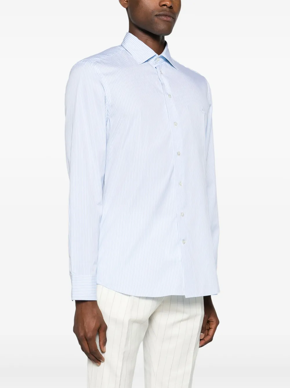 ETRO Gestreept overhemd Blauw