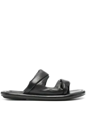 Moncler Mon Summer サンダル | ブラック | FARFETCH JP