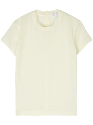 Tシャツ・カットソー ALAIA WHITE COTTON T-SHIRT ALAÏA WHITE CLASSIC COTTON T SHIRT |ALAÏA US