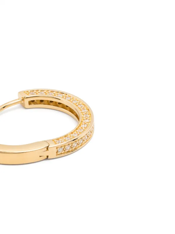 Tom Wood Nova Medium Hoop Earrings | Gold | FARFETCH BN