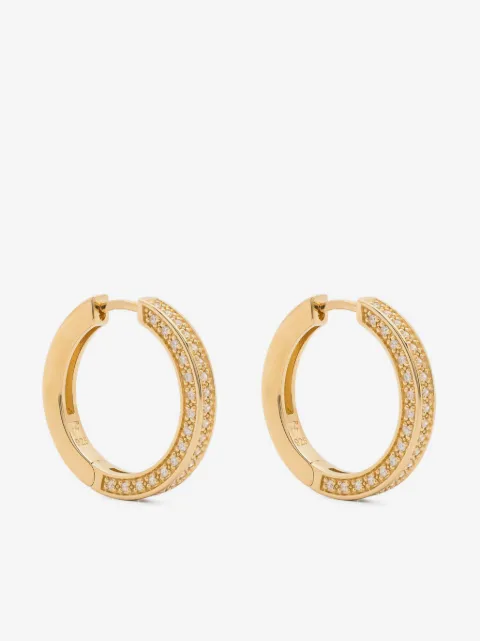 Tom Wood Nova medium hoop earrings