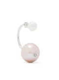 Delfina Delettrez 18kt white gold pink pearl and diamond earring - Silver