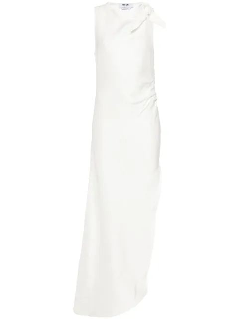 MSGM knot-detail maxi dress