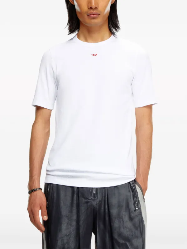 【関税込み】Diesel ホワイト D-Ribber-N Tシャツ Diesel D-Ribber-N crew-neck T-shirt | White | FARFETCH JO