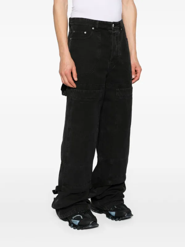 Off-White キャンバス カーペンターパンツ | ブラック | FARFETCH JP