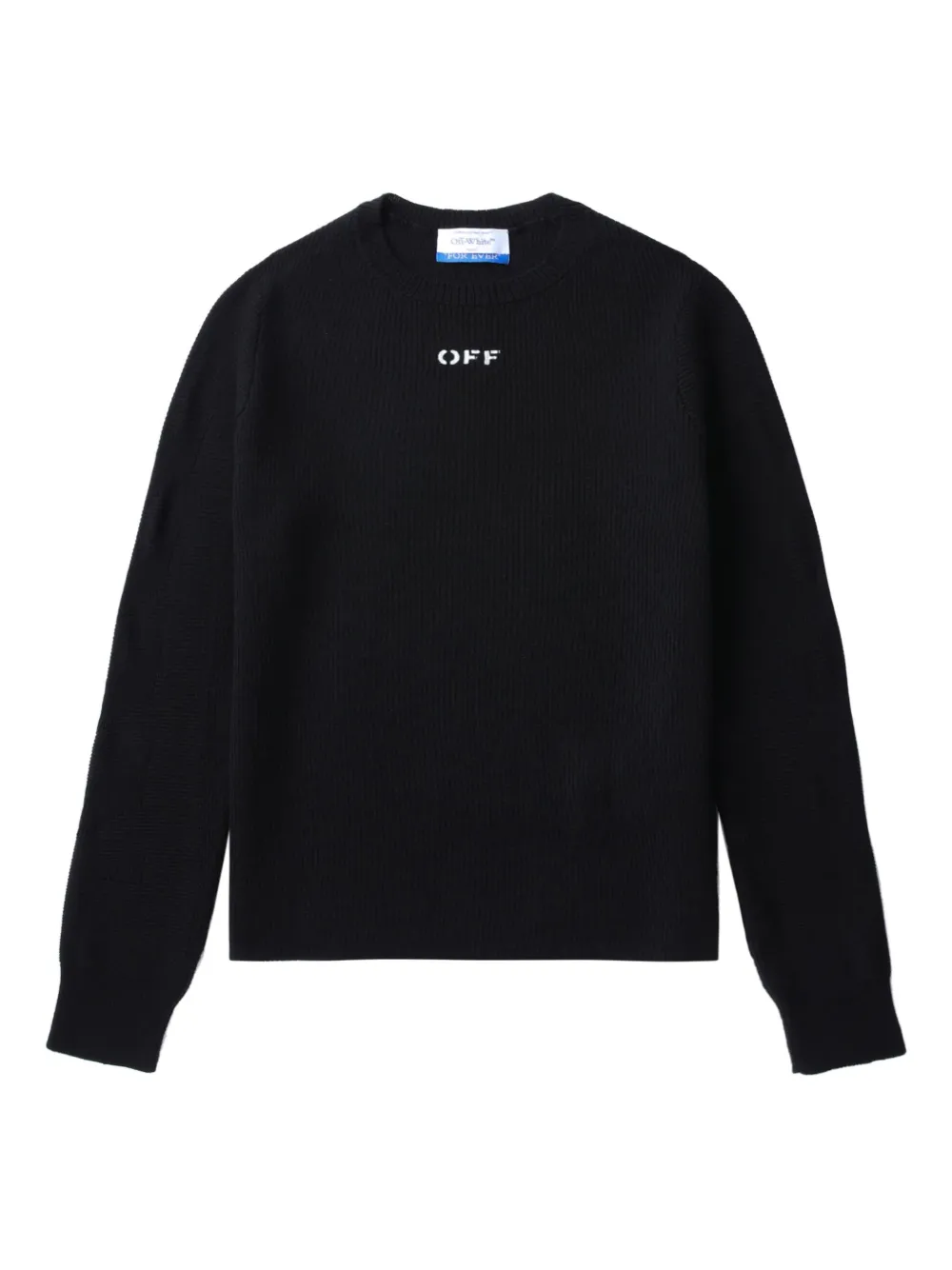 Off-White Trui van scheerwol Zwart