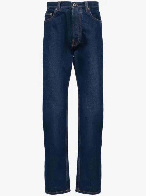 Off-White Tief sitzende Jeans mit Logo