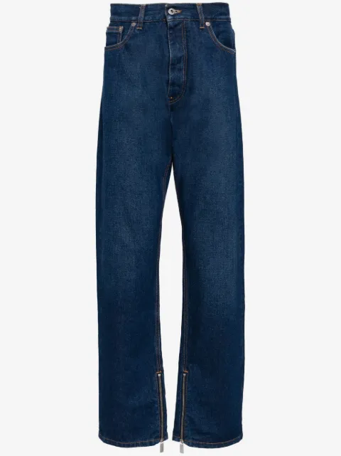 Off-White Arr Tab Zip Det Skate wide-leg jeans