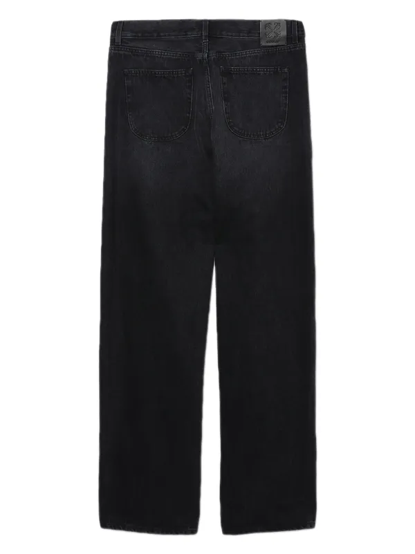 Off-White straight-leg Jeans | Black | FARFETCH