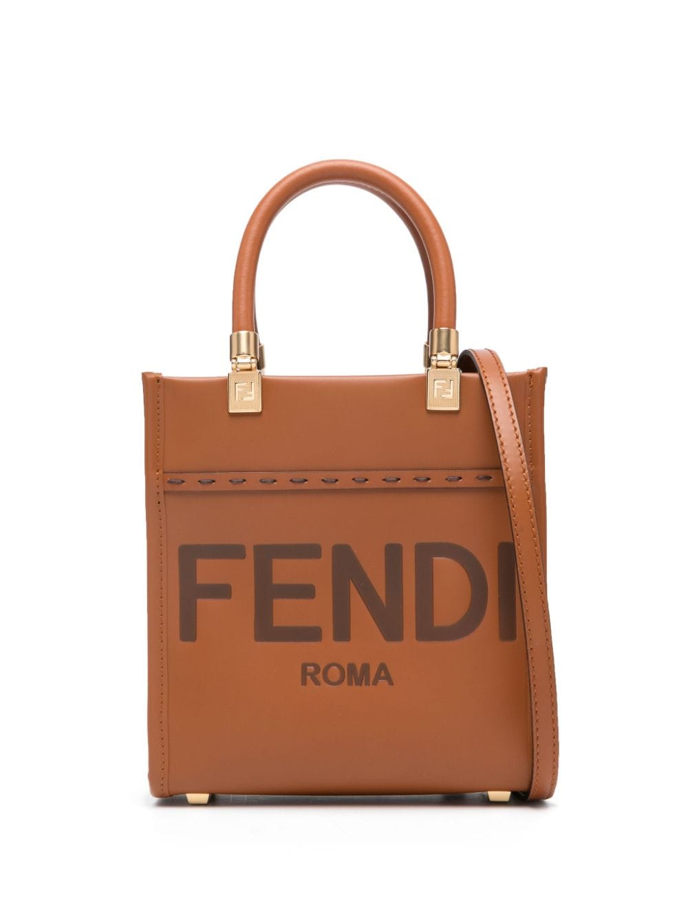 FENDI Sunshine kleine tas Bruin