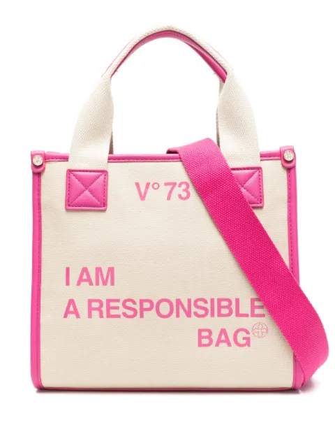 V°73 Responsibility Bis canvas tote bag