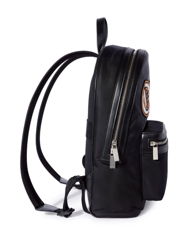 Off-White logo-appliqué Backpack | Black | FARFETCH