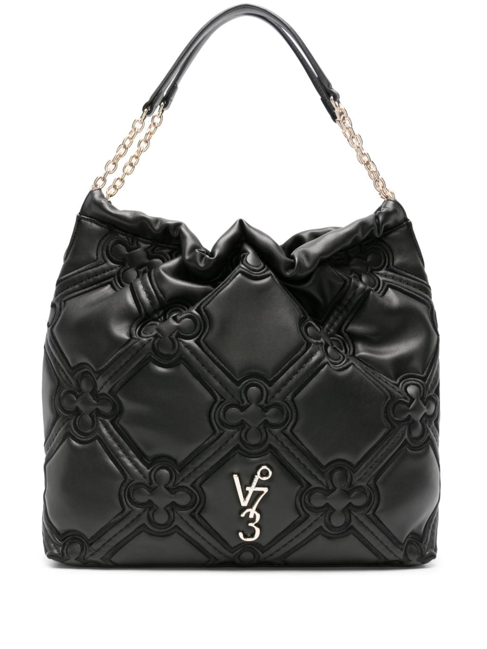 V73 Nyala Quilted Tote Bag In Black