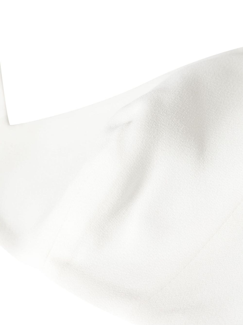 Shop Ermanno Scervino Double-layer Crepe Bra In White