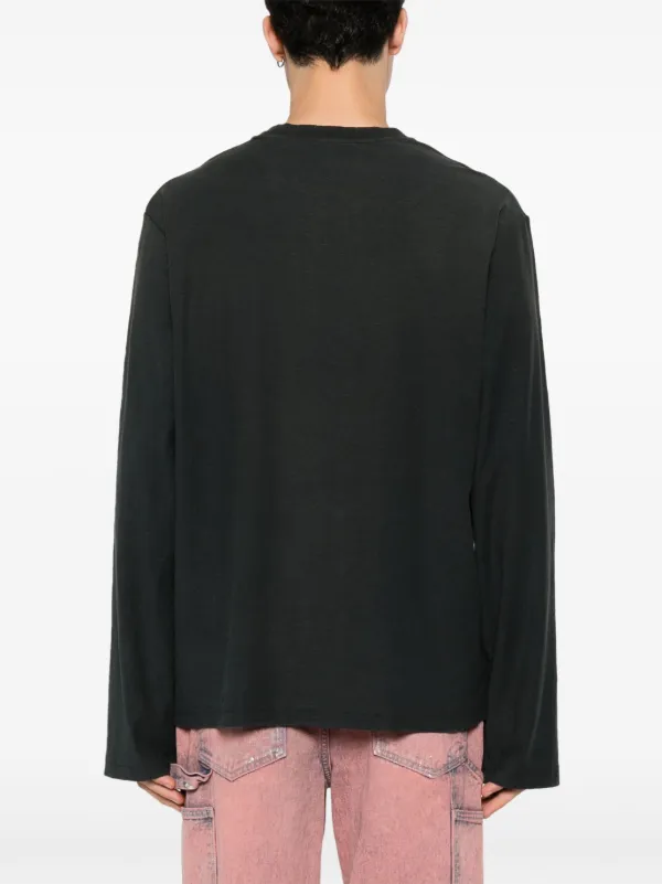 mid-rise wide-leg jeans