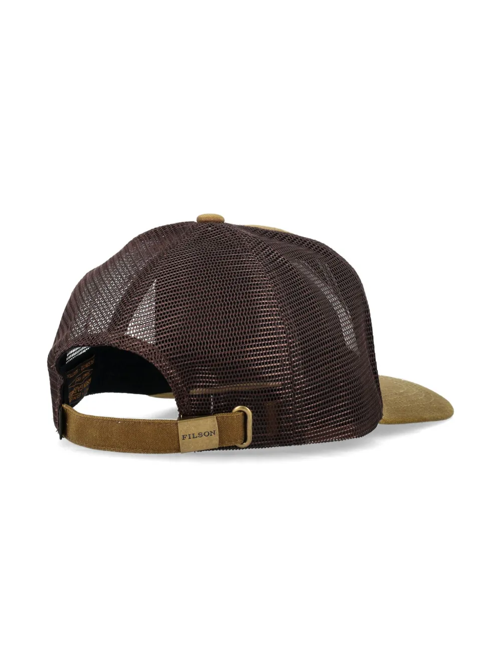 Shop Filson Logo-patch Baseball Cap In Brown