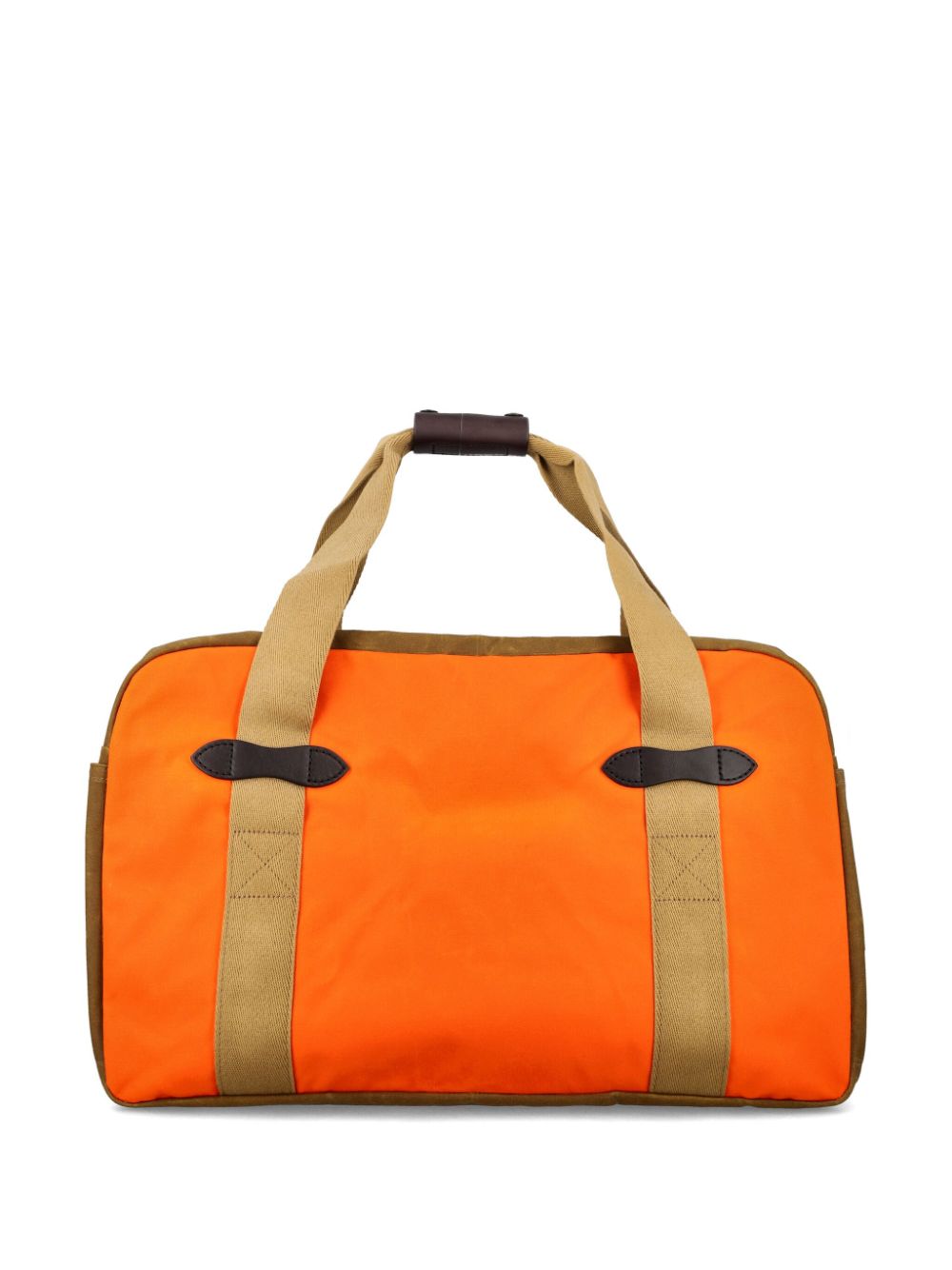 Shop Filson Tin Canvas Duffle Bag In Orange