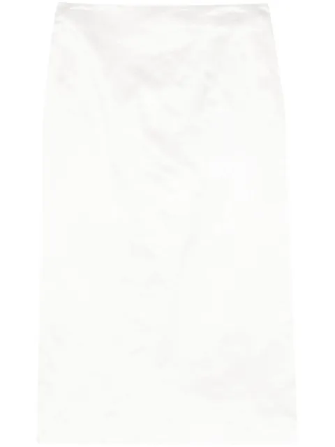 Sportmax dart-detail skirt