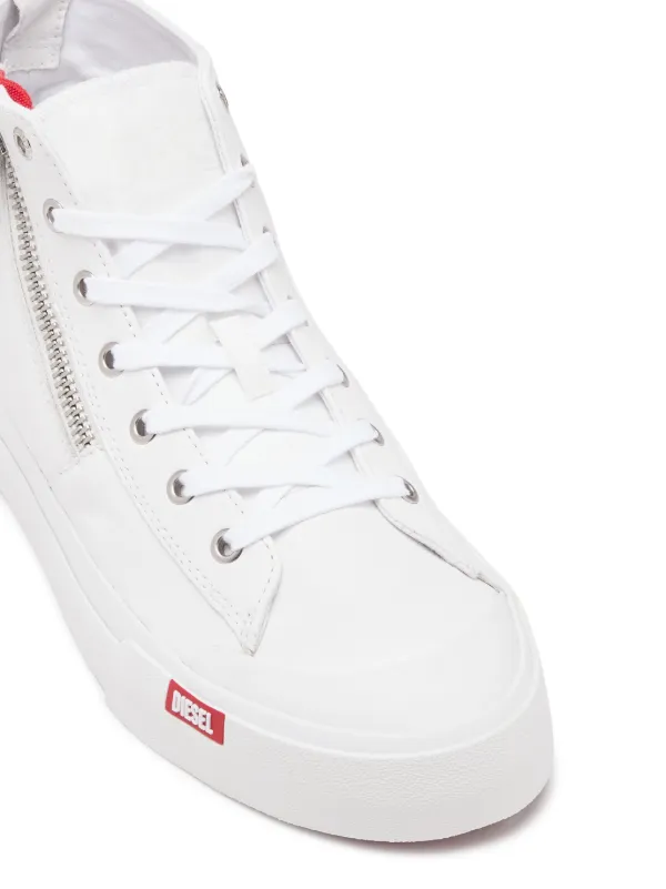 Diesel S Athos logo patch Sneakers White FARFETCH SG