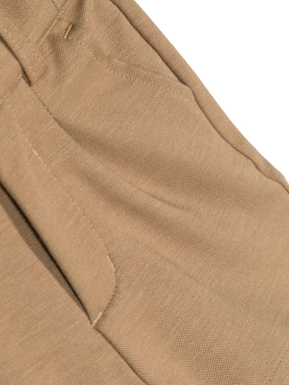 BOSS Kidswear Shorts met knopen Beige