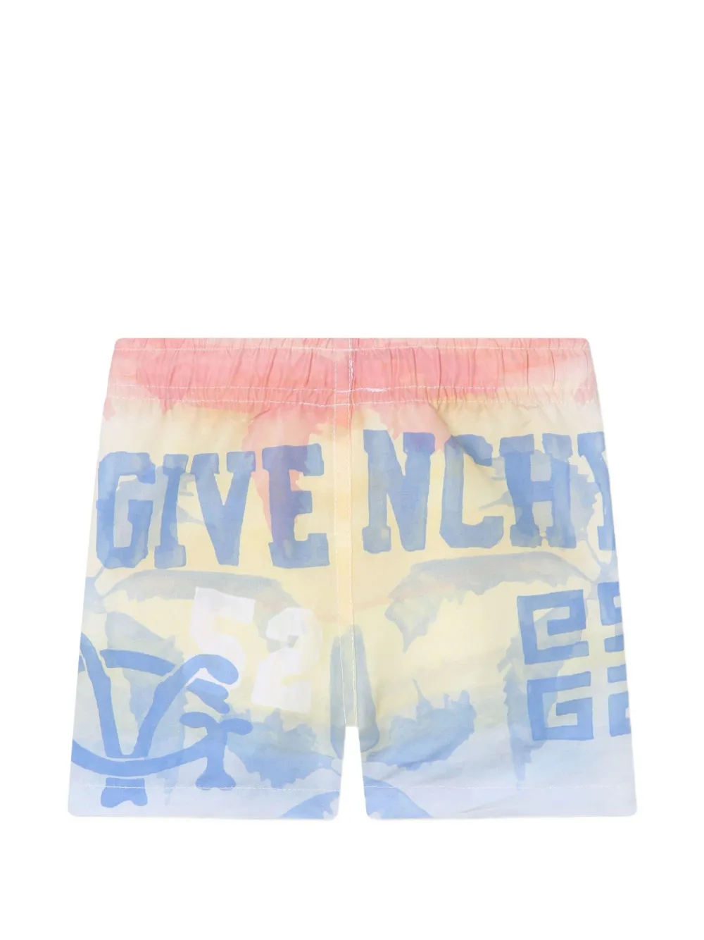 Givenchy Kids Bañador Estampado - Azul 
