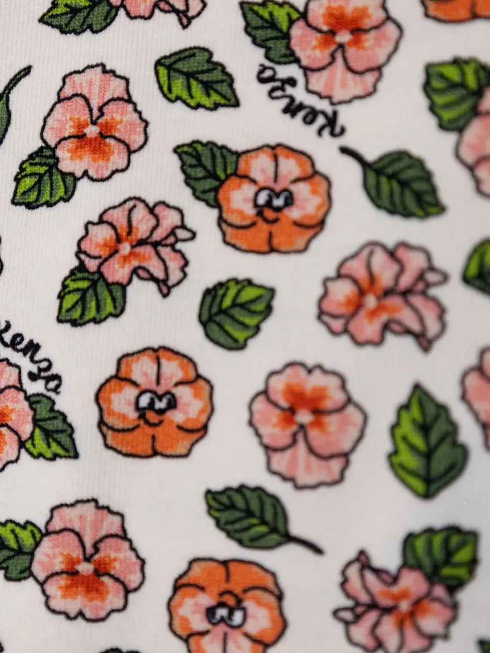 Kenzo Floral-print Leggings In Multi