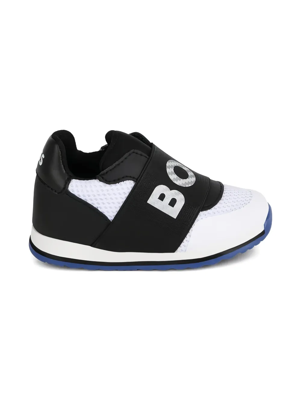 BOSS Kidswear Sneakers met logoprint - Zwart
