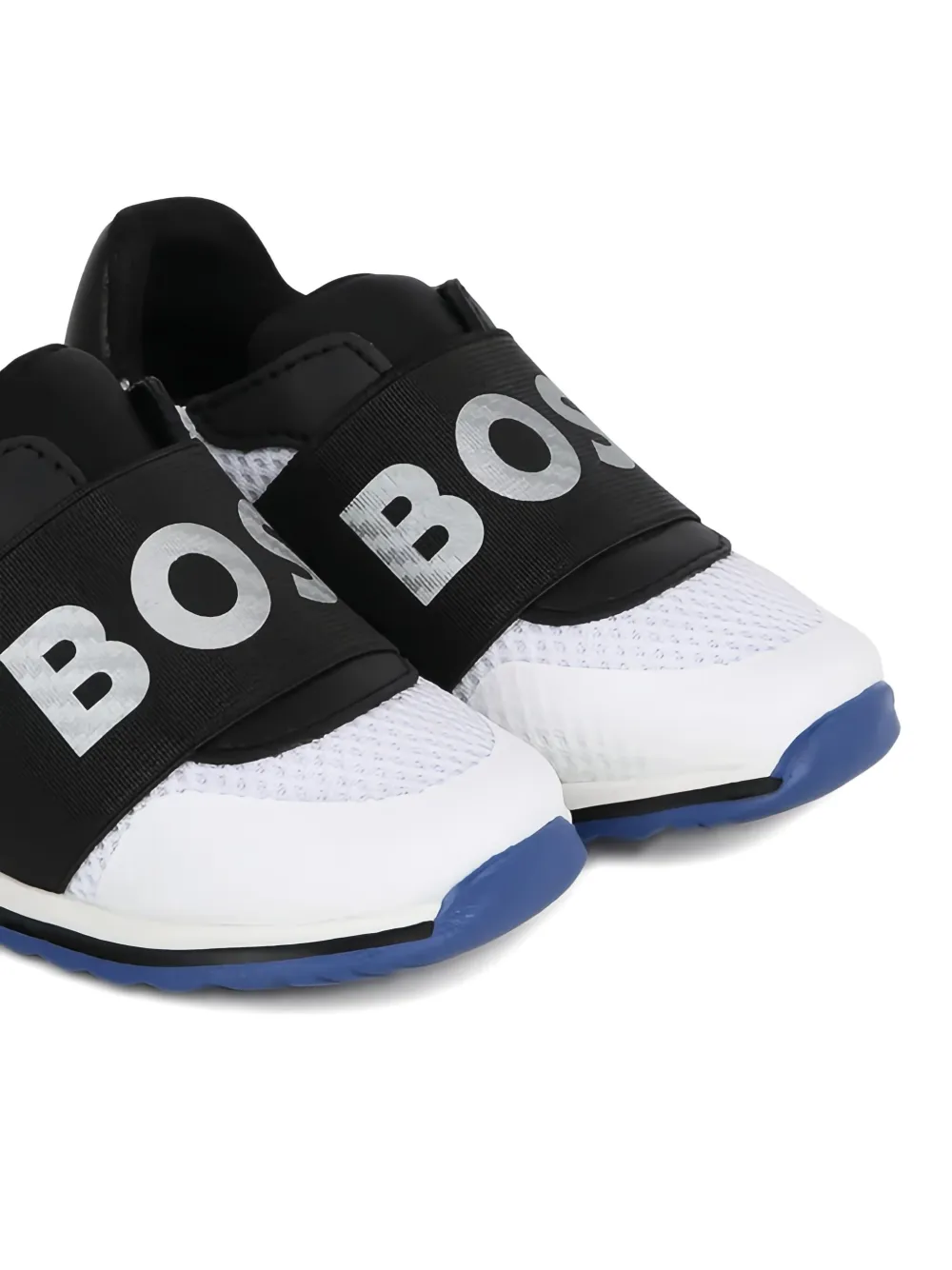BOSS Kidswear Sneakers met logoprint Zwart