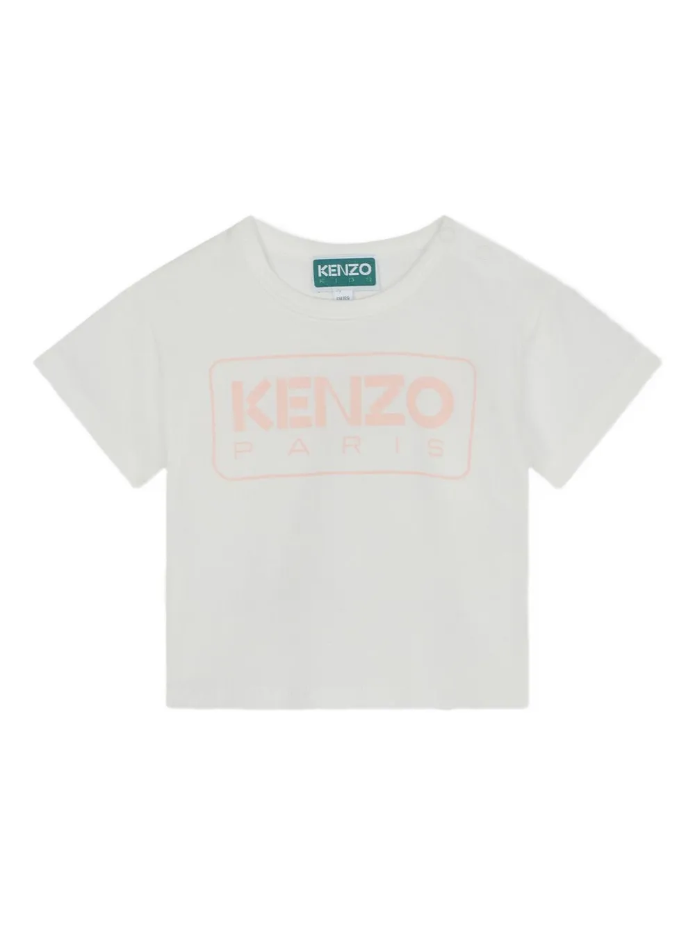 Kenzo Kids' Logo-print T-shirt In White