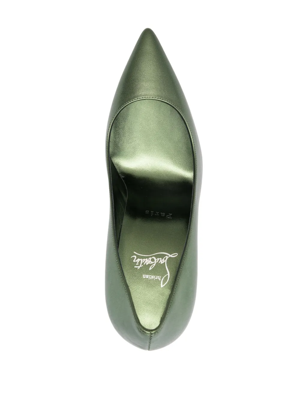 Christian Louboutin Kate 100mm Pumps Green FARFETCH