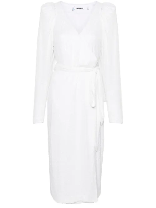 Robe-portefeuille à sequins - ROTATE BIRGER CHRISTENSEN - Modalova