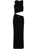 Christopher Esber Stone Scythe maxi tank dress - Black