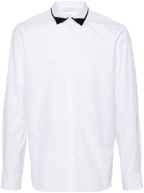 Neil Barrett contrasting-collar cotton shirt