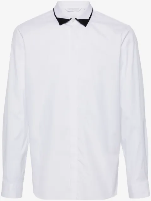 Neil Barrett contrasting-collar cotton shirt