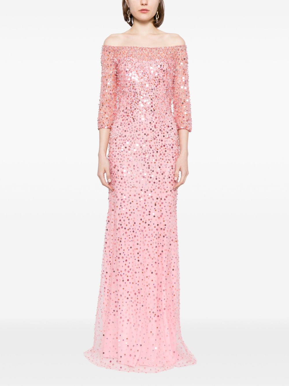 Cheap Jenny Packham Lantana sequin-embellished gown Women