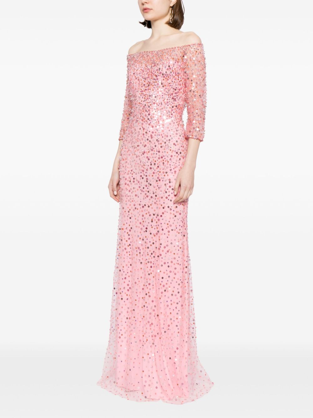 Jenny Packham Lantana sequin-embellished gown Women