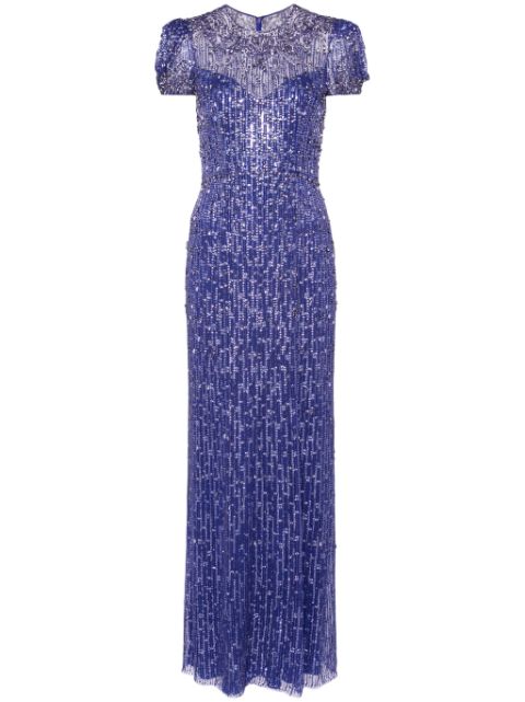 Jenny Packham Aster sequin-embellished gown Women