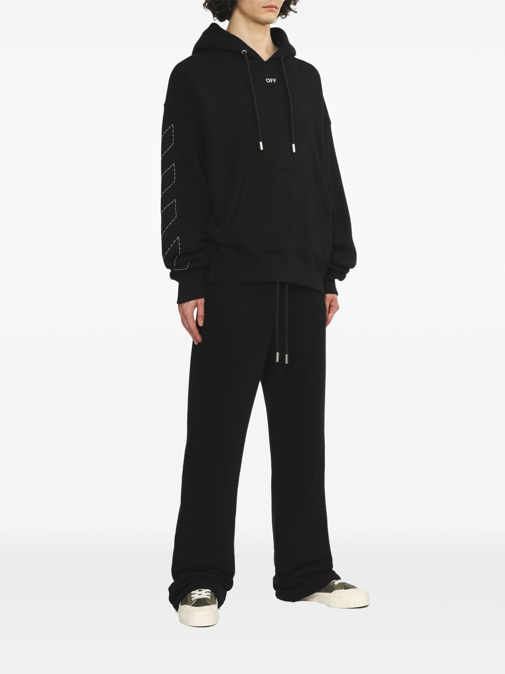 Off-White cotton trouser - Black