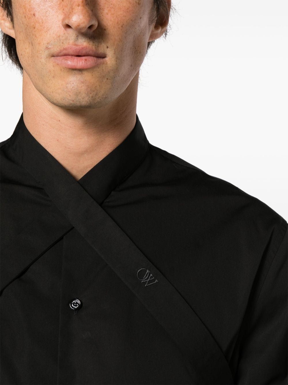 Off-White Duchesse-collar cotton shirt Men