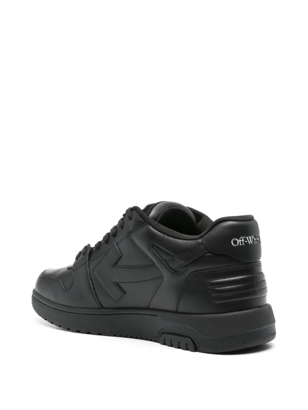 Off-White Out Of Office leather sneakers Black