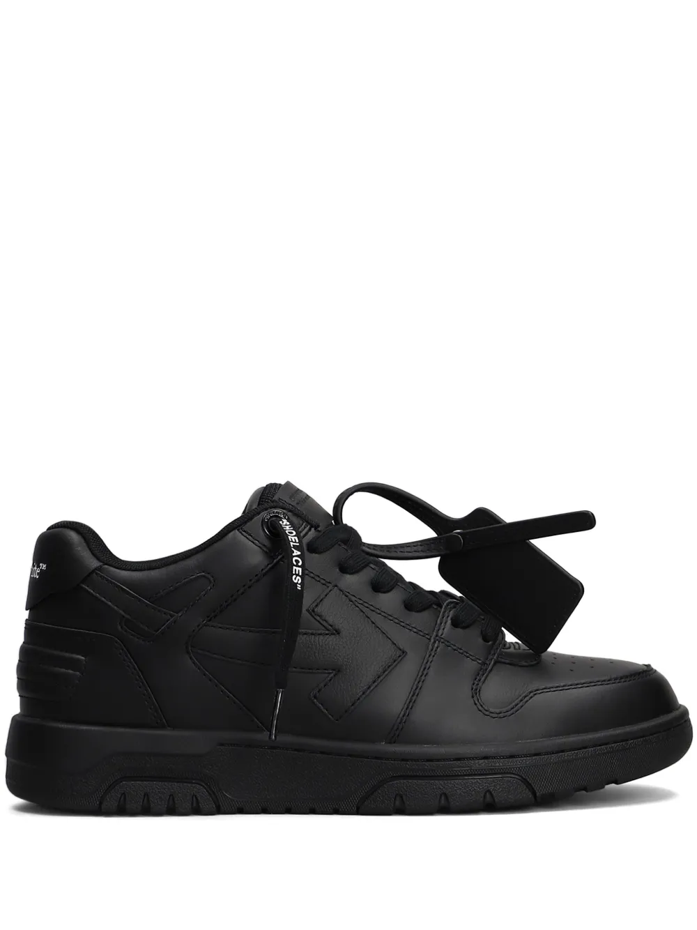 Off-White Out Of Office leather sneakers Black