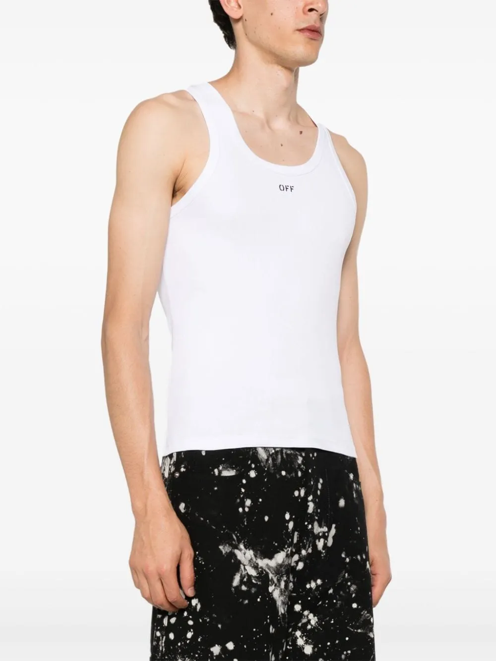 Off-White Tanktop met logoprint Wit
