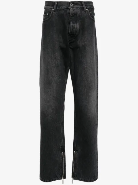 Off-White jeans rectos con cierre