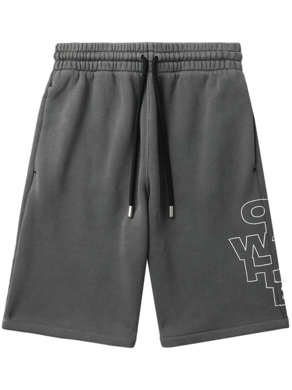 Off-White Katoenen shorts Grijs