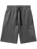 Off-White cotton shorts - Grey