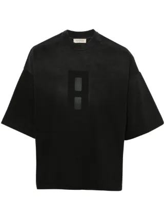 関税送料込【FEAR OF GOD】Airbrush 8 半袖 Tシャツ Fear Of God Airbrush 8 プリント Tシャツ | ブラック | FARFETCH JP