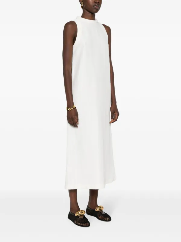 LouLou De Saison Rivida Midi Dress | White | FARFETCH