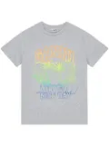 GANNI logo-print cotton T-shirt - Grey