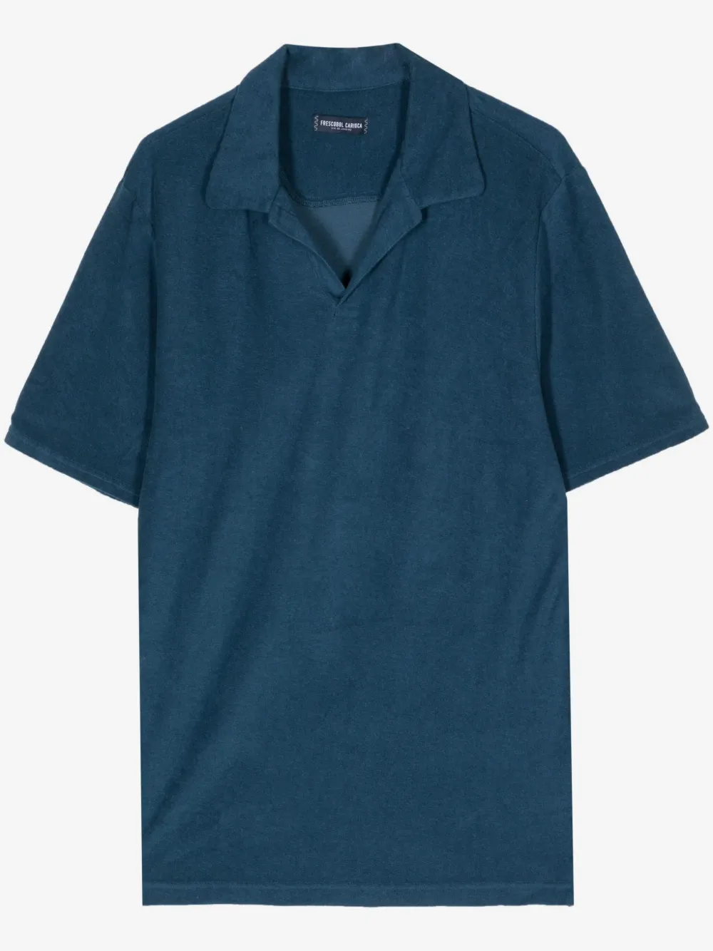 Frescobol Carioca Faustino towelling-finish polo shirt | Blue | Image 1